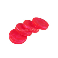 Jeu de jetons de jeu complet en plastique résine ronde 25mm Backagammon 6.5mm d'épaisseur