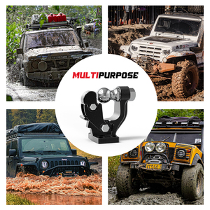 アンブル高品質ブラック15トンユニバーサル牽引フックピンチフックボールマウントレシーバーヒッチボールピンチフック - Product Image 5