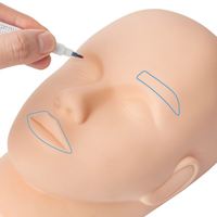 Marqueur cutané chirurgical stérile permanent, stylo marqueur pour tatouage et sourcils, marqueur permanent imperméable