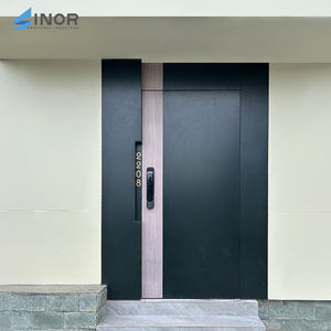 Porte d'entrée multicolores en option avec peinture personnalisée et surface lisse pour la décoration personnalisée de la maison - Product Image 1