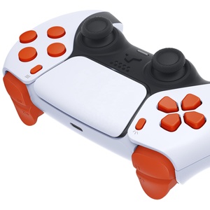 Orange DIY D-pad R1 L1 R2 L2 Triggers Share Options Face Buttons Custom Full Set Buttons for PS5 <b>Controller</b> BDM-030/040/050/060 - Product Image 3