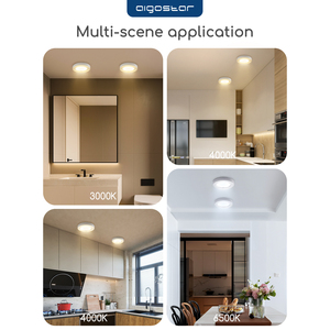 Aigostar 6W 600LM LED luce da soffitto caldo bianco 3000K Design moderno lampada a LED per casa ufficio cucina soggiorno camera da letto corridoio - Product Image 5