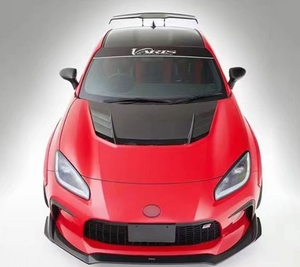 <span class=keywords><strong>2022</strong></span> para <span class=keywords><strong>Toyota</strong></span> <span class=keywords><strong>GT86</strong></span>, cubierta de motor de fibra de carbono, Kit de carrocería, capó de parachoques estilo V de alta calidad, ajuste perfecto con actualización de nueva condición - Product Image 2