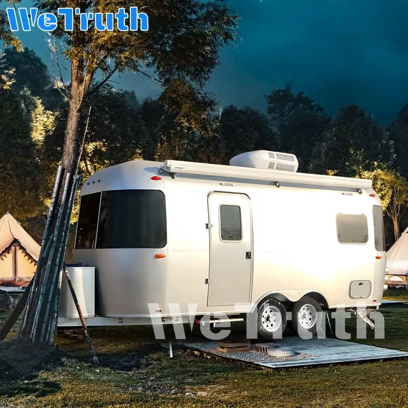 Nuevo diseño Autocaravana Registro legal Rv Camper Remolque Caravana turística al aire libre Camping Offroad Camper Trailer