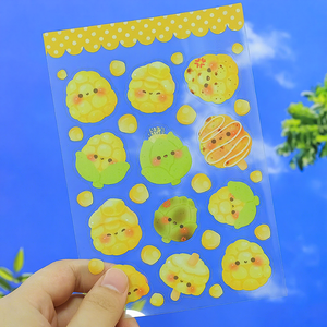 Autocollants décoratifs personnalisés imperméables découpés à la forme, motif ours mignon, feuille d'autocollants durables pour enfants, récompense pour bougies, personnalisable - Product Image 4