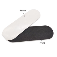 Lime à pieds professionnelle double face noire, à manche long, avec papier abrasif remplaçable, durable et portable, pour pédicure, vente en gros usine