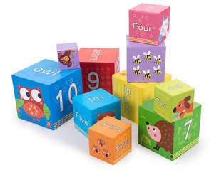 Personalizzato Eco Friendly Cartoon colorato scatola di carta creativa impilabile blocchi di costruzione impostati altri giocattoli educativi - Product Image 3