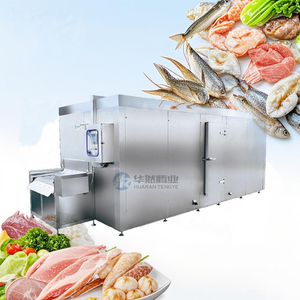 เครื่องแช่<span class=keywords><strong>แข็ง</strong></span>แบบอุโมงค์สำหรับผลไม้ ถั่วลันเตา มันฝรั่งทอด ปลา ปลาหมึก ขนาด 1500 กก./ชม. - Product Image 3