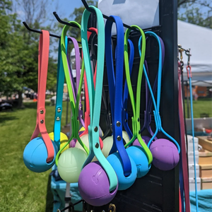 Nuovo Arrivo: Pallina da Tennis Personalizzabile con Logo per Cani, Porta Palline da Tennis in PVC, Guinzaglio per Cani per Giochi all'Aperto - Product Image 2