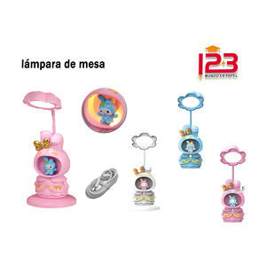Lampada da scrivania a tema cartone animato con funzione di luce notturna