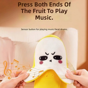 Peluche a forma di frutta <span class=keywords><strong>dei</strong></span> <span class=keywords><strong>cartoni</strong></span> <span class=keywords><strong>animati</strong></span>, con sensore e funzione pianoforte, giocattolo regalo, all'ingrosso - Product Image 2