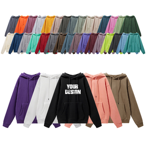 Venta al por mayor de alta calidad sudaderas con capucha en blanco de talla grande Cool Guy moda hombres sudaderas con capucha logotipo personalizado 100% algodón sudaderas con capucha unisex - Product Image 5