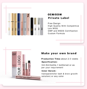 Natural Vegan Organic Eyelash Enhancer Eye Lash Growth liquido nutriente Private Label olio di ricino siero per ciglia per far crescere le ciglia - Product Image 3
