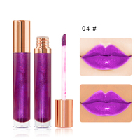 Kecantikan Wanita Kosmetik Vendor Gadis Makeup Bibir Cair Lippie Pelembab Private Label Kustom Glitter Mengkilap Lipgloss