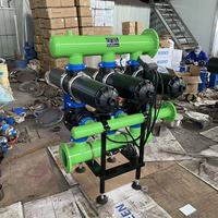 Système de filtration à disques à rétrolavage automatique 80m³/h, 120 mailles, 130 microns, auto-nettoyant, 1kW pour l'irrigation goutte à goutte agricole