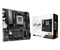 ASRock B850M-A Motherboard Soket AM5 AMD Ryzen 7000 8000 9000 Seri CPU Dual DDR5 PCIe5.0 x16 Micro ATX Gaming Mainboard