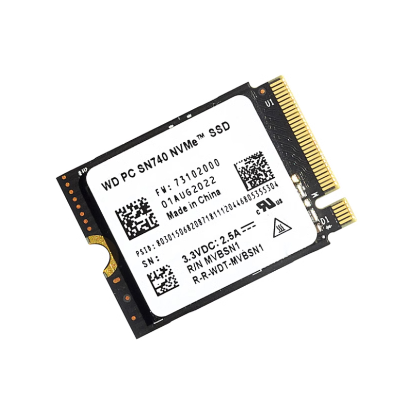 【未使用】 WD SN740 2TB SSD PCIe NVMe 2230 Western Digital WD SN740 2TB 1TB 512GB M.2 SSD 2230 NVMe
