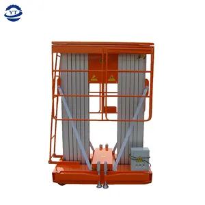 China Luftarbeit vertikaler Aufzug mobiler Einzelaufzug Doppel-Drei-Vier-Aluminium-Miniliftzubehör