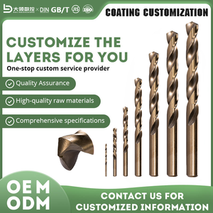 Punte da trapano a corona DL OEM/ODM in cobalto M35 da 0,5 mm - Acciaio super rapido premium con finitura ossido nero, lunghezza totale 50 mm, 1 anno di garanzia - Product Image 3