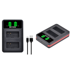 Cargador USB de 2 Puertos LED NB-10L de 10L para Cámaras <span class=keywords><strong>Canon</strong></span> PowerShot SX60 HS, SX50 HS, SX40 HS, G15, G16, <span class=keywords><strong>G1X</strong></span>, G3X - Product Image 4