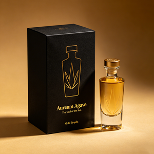 Elegante Caja de Papel con Logotipo Personalizado, Estampado Dorado, Caja de Almacenamiento de <span class=keywords><strong>Tequila</strong></span> de Lujo Artesanal - Product Image 2