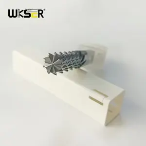 CNC Cutting tools Diamond Coating Corn Teeth End Milling cutter For Carbon Fiber Reinforced Plastics Customizable Size