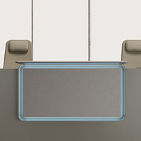 Bureau de réception commercial minimaliste en cuir peint |   Stockage intelligent + recharge sans fil |   Nouveau style chinois de luxe léger