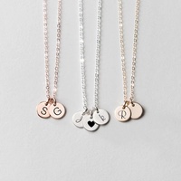 Kalung Multi Disc EManco Custom Engraved dari Baja Anti Karat Warna Emas/Perak 14K, Penjualan Langsung Pabrik, Hadiah Personal