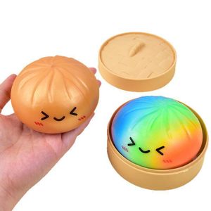 Cross-border E-commerce Giant Steamed Bun Squeezing Toy Colorful Emoji Design Stress Relief Fidget Toy For Adults And <b>Kids</b> - Product Image 3