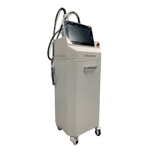 Rodillo facial vibratorio eléctrico y rodillo de masaje para pies para aliviar el dolor y mejorar la absorción de sueros en la piel. - Product Image 2