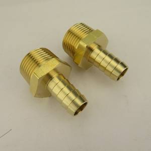 Modern Design Brass Flexible <b>Hose</b> Barb Fitting 1.27cm Barb X 1.91cm NPT <b>Male</b> <b>Connector</b> Adapter Barb <b>Hose</b> <b>Connector</b> - Product Image 5