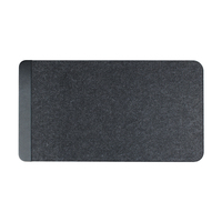 Sac et étui pour ordinateur portable en cuir PU 14 pouces/16 pouces avec chargeur sans fil 4-en-1, chargeur de téléphone portable et d'écouteurs, port Type-C 15W