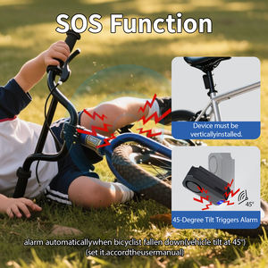 אזעקת אופנוע נגד גניבה חיישן תנועה אזעקת אבטחה לאופניים אזעקת אבטחה אלחוטית לאופנועים לזיהוי תנועה - Product Image 6