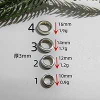 Fermoir à ressort en argent sterling 925 - Solution de fixation polyvalente, durable et sécurisée pour bracelets, colliers et chaînes