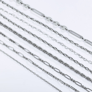 Оптовые аксессуары для ювелирных изделий HOVANCI: тонкие зажимы-скрепки из нержавеющей стали, не тускнеющие, для изготовления ожерелий своими руками - Product Image 1