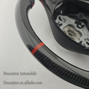 Volante Deportivo de Cuero Perforado y Fibra de Carbono para BMW Serie 3 E90 E91 E92 E93, Producto Popular - Product Image 2