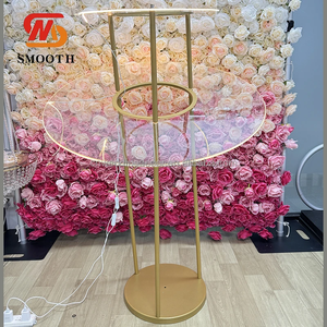 SMOOTH Cake <b>Stand</b> for Wedding Party Decor Mirror Design White/Black/Gold Custom Size Iron Stainless Steel Riser Display Pedestal - Product Image 2