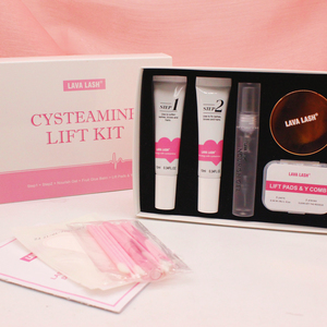 Lavalash Cysteamin Kit Professionale per Lifting <span class=keywords><strong>Ciglia</strong></span> e Sopracciglia Coreano, <span class=keywords><strong>Set</strong></span> di Bustine per <span class=keywords><strong>Laminazione</strong></span> <span class=keywords><strong>Ciglia</strong></span> - Product Image 1