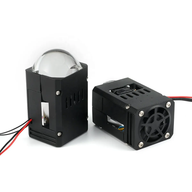 Strong Heat Dissipation 1.8 Inch M4 12V 6000K Square Projector With Laser Light Car Matrix Module Mini Bi Led Projector Lens