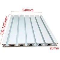 Profilé en aluminium 15180, extrusion, pièces d'imprimante 3D CNC, établi, cadre DIY, rail linéaire anodisé, longueur 100/400/500/600/1200 mm