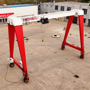 Grua <span class=keywords><strong>Portico</strong></span> 35 40 50 Ton Single Beam Neumático de goma Grúa de pórtico con <span class=keywords><strong>polipasto</strong></span> eléctrico - Product Image 2