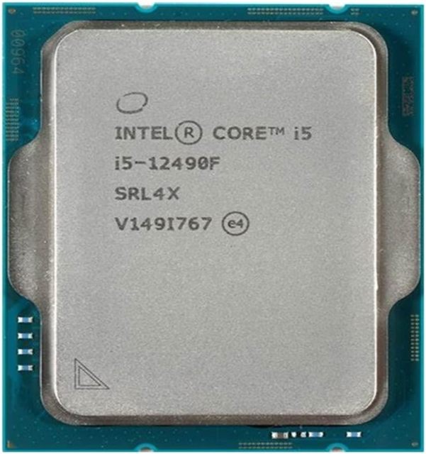 CPU  I5-12490F I5 12490F 3GHz 6-Core 12-Thread CPU Processor 10NM L3=18M 65W LGA 1700 BOX PACK