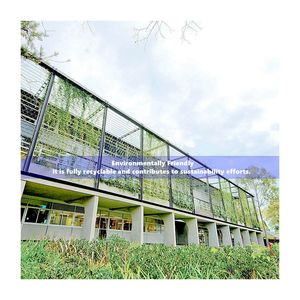 Marco de hierro de PVC de alta calidad, malla de esgrima para zoológico, Panel tejido a mano bajo para entrada de césped, excelente seguridad para parque de animales exóticos - Product Image 4