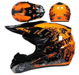 Nouveau casque de moto intégral en ABS avec mousse <span class=keywords><strong>homologué</strong></span> ECE pour toutes les saisons, idéal pour le motocross, le dirt bike, le VTT et le <span class=keywords><strong>cross</strong></span> tout-terrain - Product Image 1