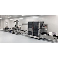 Machine de remplissage et de bouchage automatique multi-têtes pour flacons en plastique de liquides (gouttes pour les yeux, huiles essentielles, eau minérale)