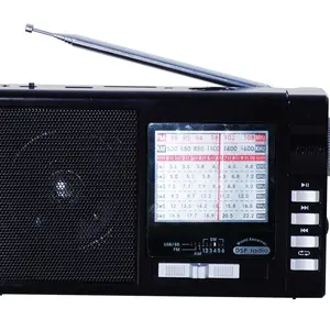 Dongguan Thuis Oplaadbare Batterij Usb Sd Speler Zaklamp Am Fm Sw Bangladesh RK-SUPER RK-908 Radio