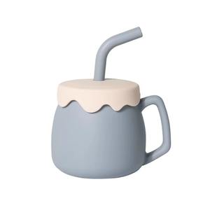 แก้วซิลิโคนสำหรับเด็กเกรดอาหาร ปี 2026 แก้วหัดดื่มสำหรับเด็กเล็ก 2 in 1 แก้วใส่ขนมและเครื่องดื่มสำหรับเด็ก - Product Image 3