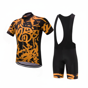 Maillots et ensembles d'uniformes de cyclisme respirants unisexes 100 % polyester avec logo personnalisé pour équipes professionnelles - Achat en gros - Product Image 1