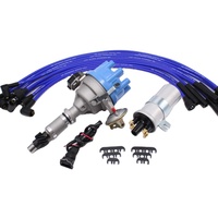 Kit Distributor Elektronik Rover V8 35D dengan Koil Pengapian Viper & Kabel Pengapian HT Biru 8mm Cocok untuk V8 3.5 3.9 4.2