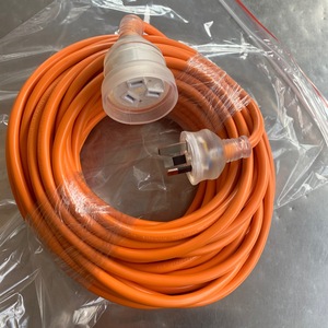 สายพ่วงแบบออสเตรเลีย ได้รับการรับรองมาตรฐาน SAA 10A 1 ช่องเสียบแบบ AS ปลั๊ก IEC สายไฟ PVC สำหรับใช้กับเครื่องใช้ไฟฟ้าภายในบ้าน - Product Image 1